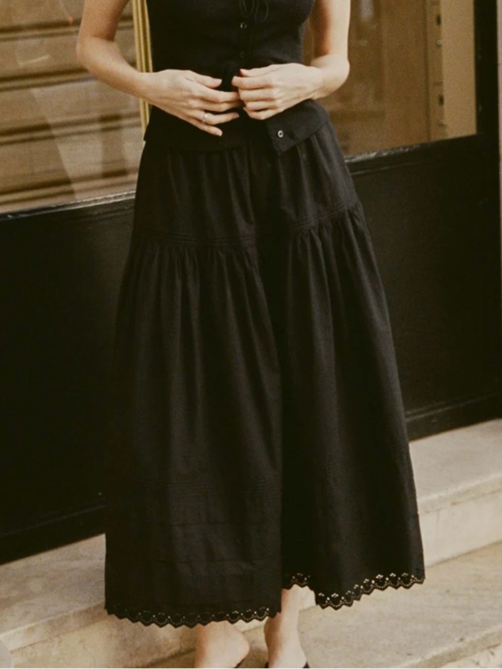 Doen Black Sebastiane Skirt